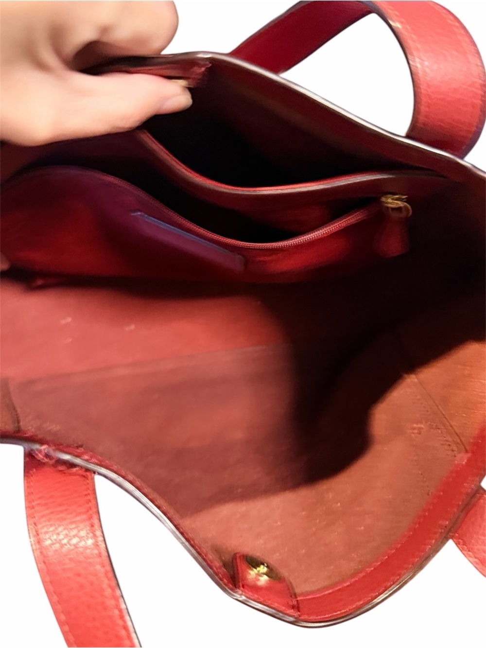 Coach Color-Block Tote Bag w/Horse & Carriage - Picture 8 of 9